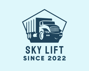 Cargo Transportation Truck logo design