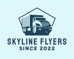 Cargo Transportation Truck logo design