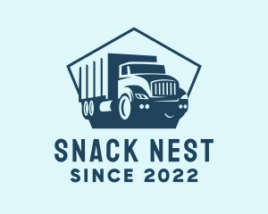 Cargo Transportation Truck logo design