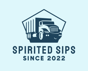 Cargo Transportation Truck logo design