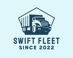 Cargo Transportation Truck logo design