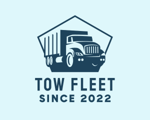 Cargo Transportation Truck logo design