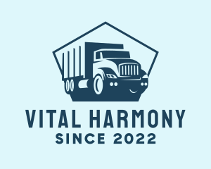 Cargo Transportation Truck logo design