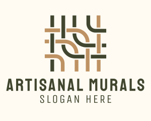 Traditional Weaving Pattern logo design