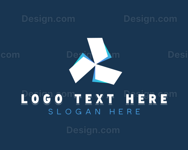 Abstract Geometric Propeller Logo