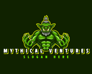 Mythical Monster Ogre logo design