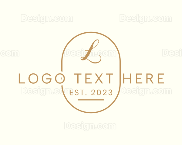 Classy Minimalist Fashion Logo