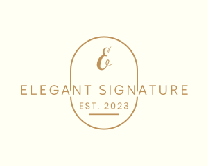 Classy Minimalist Fashion logo design