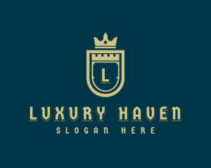 Luxury Shield Hotel logo design