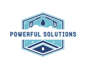 Pressure Washer Sanitation logo design