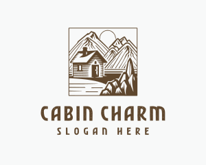 Cabin Property Mountain logo