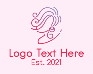 Minimalist Stylish Lady  logo