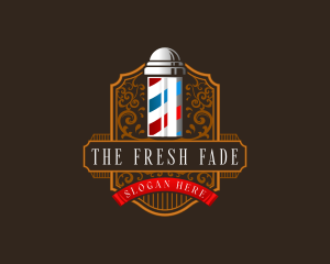 Barbershop Pole Grooming logo