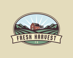 Organic Produce Homestead logo design