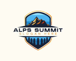 Summit Mountain Peak logo design