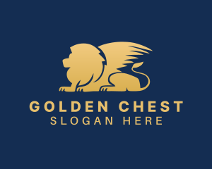 Golden Deluxe Griffin logo design