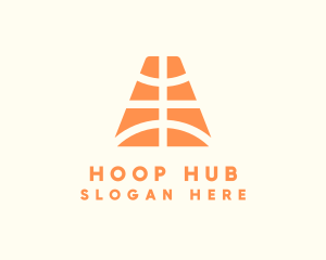 Basketball Sport Court logo design