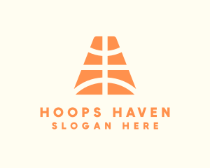 Basketball Sport Court logo design