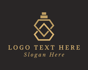 Elegant Fragrance Bottle  logo