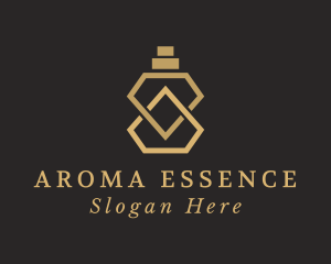 Elegant Fragrance Bottle  logo design