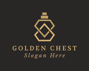 Elegant Fragrance Bottle  logo design