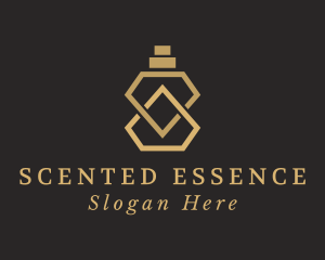 Elegant Fragrance Bottle  logo design