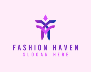 Elegant Crystal Fashion logo design