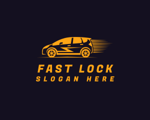 Fast Electric Car logo design