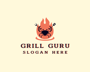 Crab Barbecue Grill logo