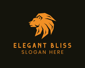 Lion Head Business Logo