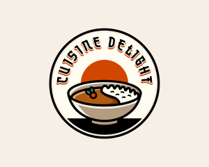 Japanese Curry Restaurant logo design