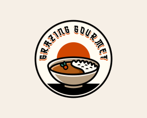 Japanese Curry Restaurant logo design