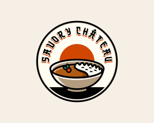 Japanese Curry Restaurant logo design