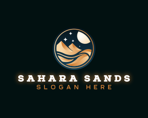  Moon Desert Sand logo design