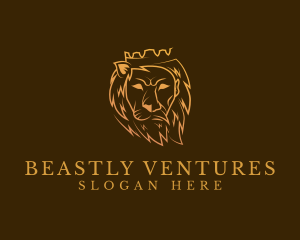 Wildlife King Beast logo design