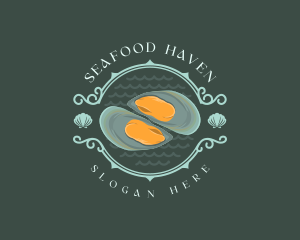 Seafood Mussel Restaurant logo design