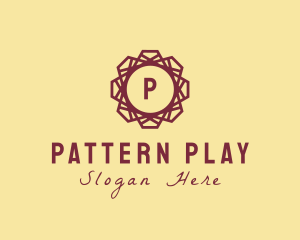 Geometric Floral Polygon logo