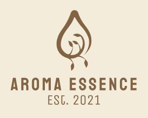 Essential Oil Drop  logo design