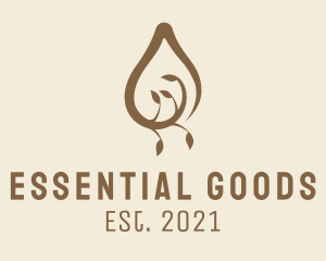 Essential Oil Drop  logo design