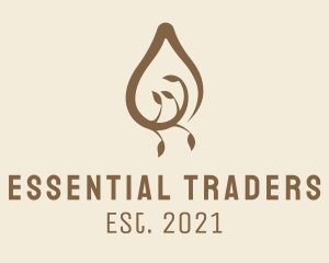 Essential Oil Drop  logo design