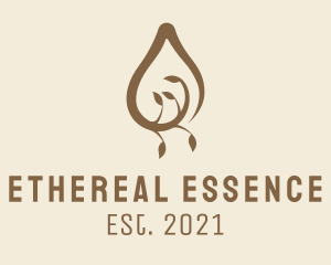 Essential Oil Drop  logo design