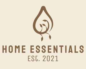 Essential Oil Drop  logo design