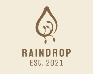 Essential Oil Drop  logo design