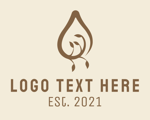 Essential Oil Drop  logo