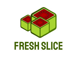 Watermelon Fruit Cubes logo