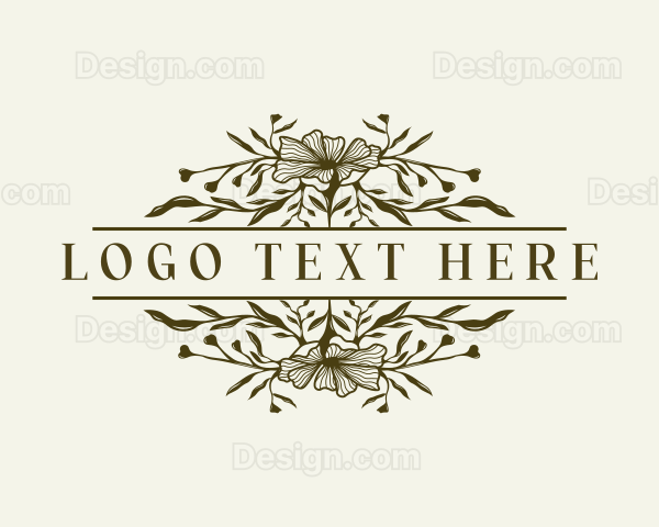 Floral Vines Organic Logo