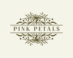 Floral Vines Organic logo design