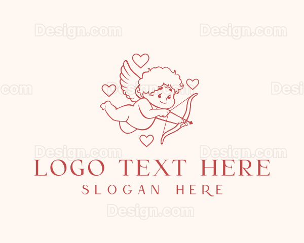 Cupid Cherubim Angel Logo