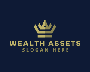 Crown Luxury Wealth logo design