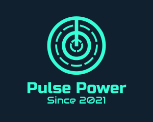 Minimalist Power Switch logo design